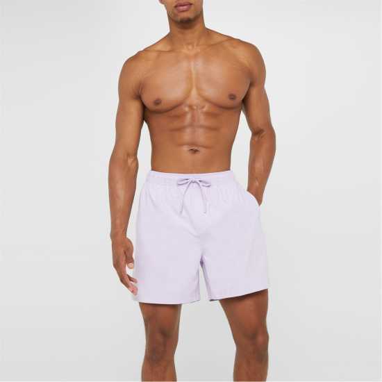 Soulcal Мъжки Шорти Signature Swimshorts Mens Pastel Lilac Мъжки къси панталони