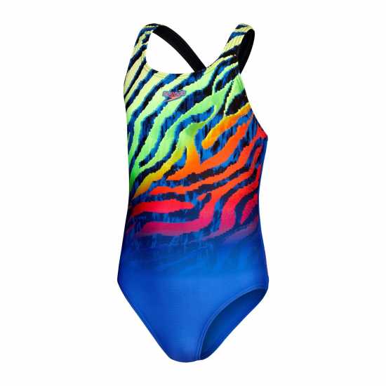 Speedo Digital Placement 1 Piece Swimsuit Juniors  Детски бански и бикини