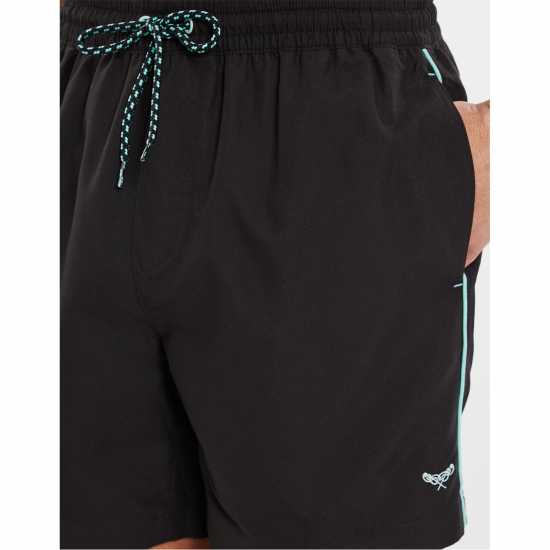 Мъжки плувни шорти и клинове Threadbare Brir Swm Shrt Sn99 Black Threadbare Brir Swm Shrt Sn99 Black Мъжки плувни шорти и клинове