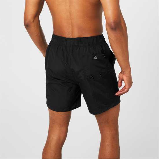 Ben Sherman Мъжки Плувни Шорти Beach Swim Shorts Mens Black - Мъжки къси панталони