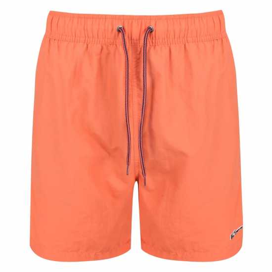 Ben Sherman Мъжки Плувни Шорти Beach Swim Shorts Mens Orange Ochre Мъжки къси панталони