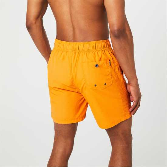 Ben Sherman Мъжки Плувни Шорти Beach Swim Shorts Mens Orange Ochre - Мъжки къси панталони