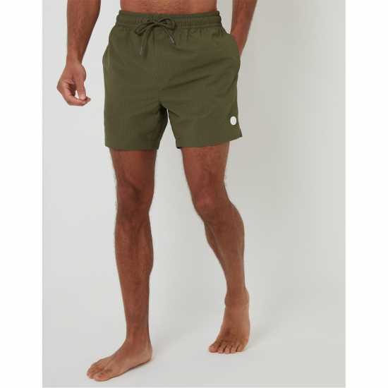 Threadbare Men's Rola Swim Shorts Хаки 