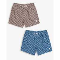 Threadbare Men's Tyrrhenian Swim Shorts Морска синьо Threadbare Men's Tyrrhenian Swim Shorts Морска синьо