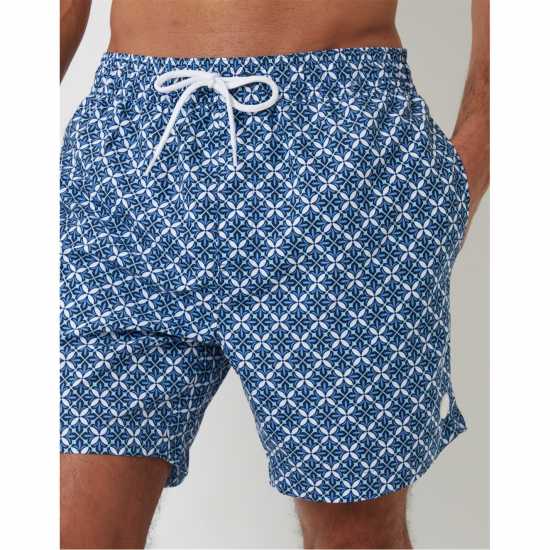 Threadbare Men's Tyrrhenian Swim Shorts Морска синьо Threadbare Men's Tyrrhenian Swim Shorts Морска синьо
