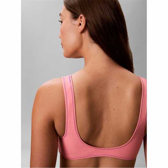 Calvin Klein Women's Bikini Top Washed Scarlet 