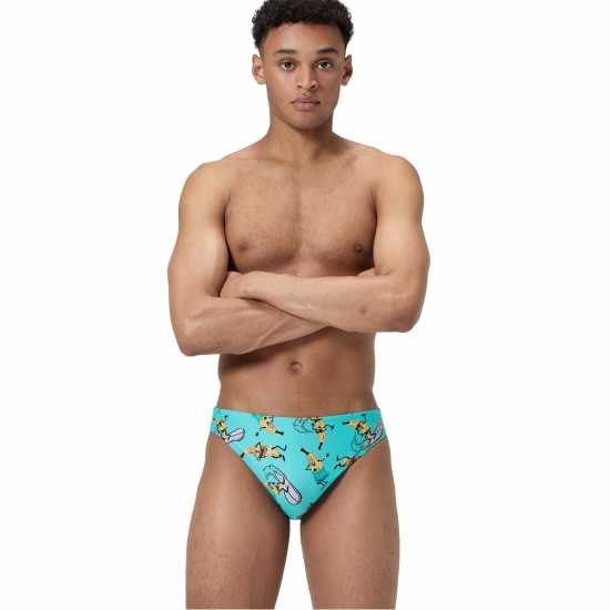 Speedo Mens 5Cm Allover Digital Brief  Плуване