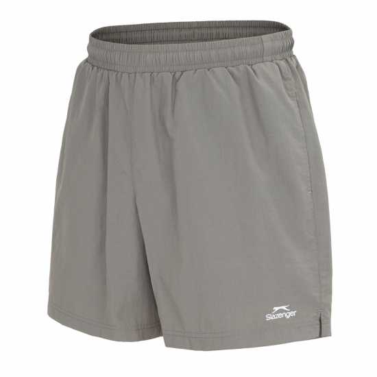 Slazenger Мъжки Плувни Шорти Swim Shorts Mens Тийл Сиво Мъжки плувни шорти и клинове