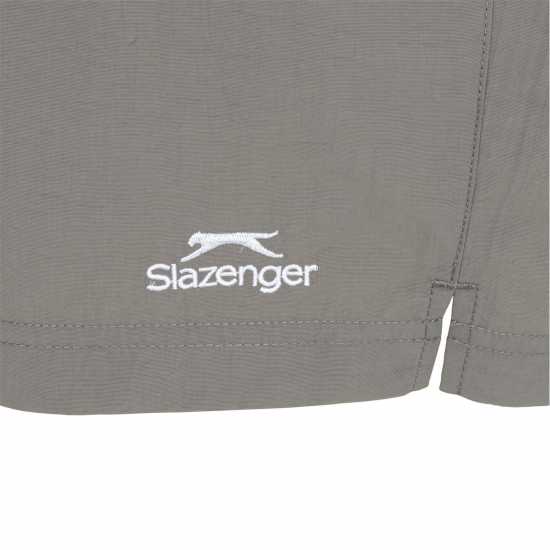 Slazenger Мъжки Плувни Шорти Swim Shorts Mens Тийл Сиво Мъжки плувни шорти и клинове