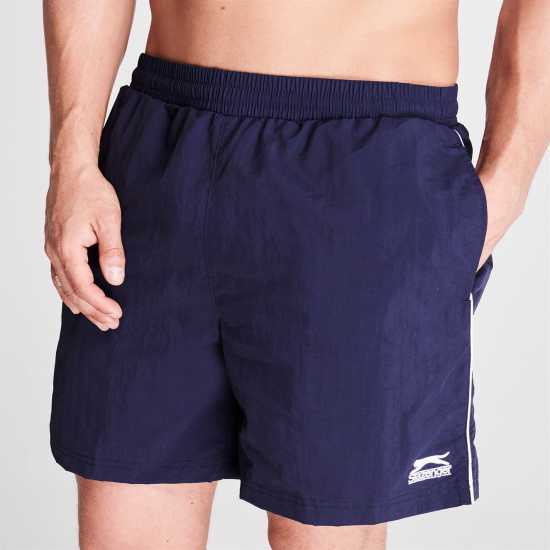 Slazenger Мъжки Плувни Шорти Swim Shorts Mens Морска синьо Мъжки плувни шорти и клинове