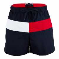 Tommy Hilfiger Мъжки Плувни Шорти Flag Swim Shorts Mens  Мъжки къси панталони