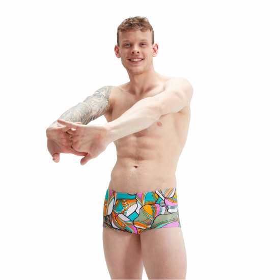 Speedo Club Digital Swimming Trunks Синьо/Зелено Speedo Club Digital Swimming Trunks Синьо/Зелено