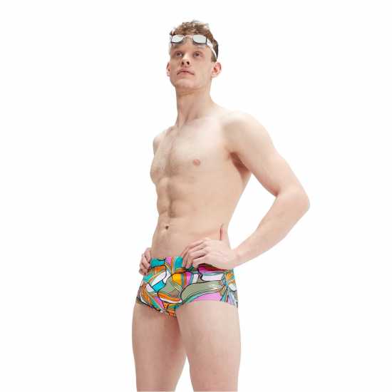 Speedo Club Digital Swimming Trunks Синьо/Зелено Speedo Club Digital Swimming Trunks Синьо/Зелено