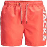 Jack And Jones Swim Shorts Coral Мъжки къси панталони