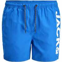 Jack And Jones Swim Shorts Blue Мъжко облекло за едри хора