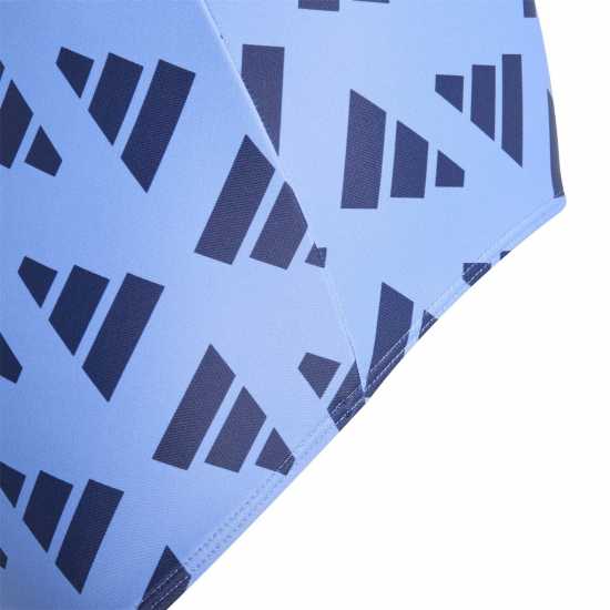 Детски бански и бикини Adidas Logo Graphic V-Back Swimsuit Juniors Blue Adidas Logo Graphic V-Back Swimsuit Juniors Blue Детски бански и бикини