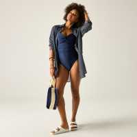 Regatta Women's One Piece Swimsuit Navy 