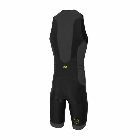 Zone3 Aquaflo+ Trisuit Black/Green Воден спорт
