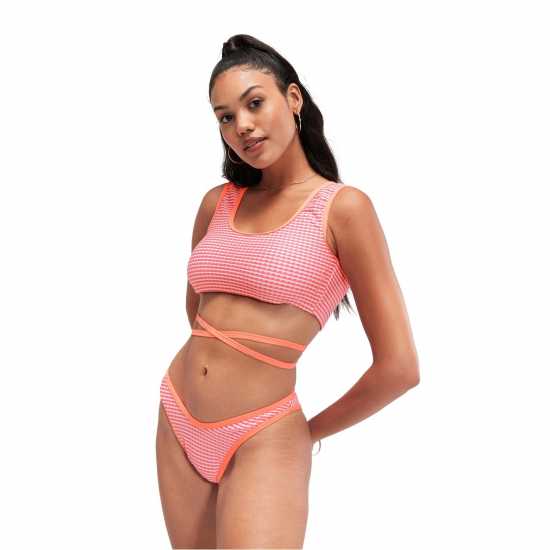 Дамски бански Speedo Wrap Crop Top Ld99 Многоцветно Speedo Wrap Crop Top Ld99 Многоцветно Дамски бански