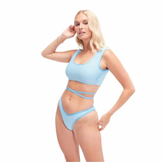 Дамски бански Speedo Wrap Crop Top Ld99 Многоцветно Speedo Wrap Crop Top Ld99 Многоцветно Дамски бански