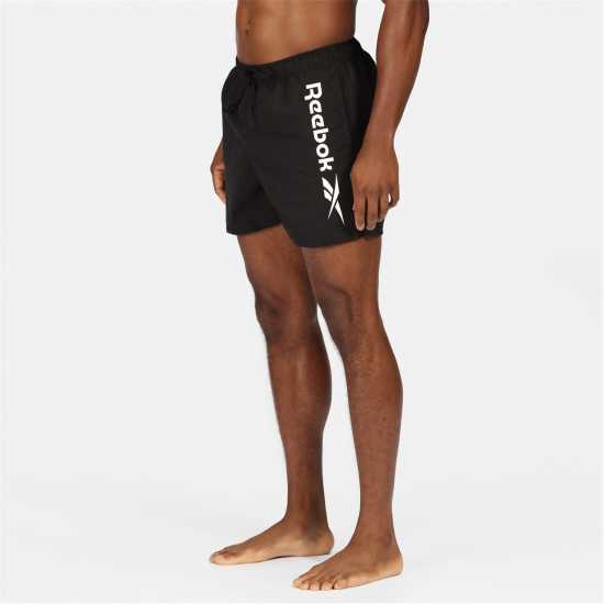 Reebok Мъжки Плувни Шорти Yestin Swim Shorts Mens Черно Мъжки плувни шорти и клинове