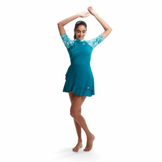 Дамски бански Speedo Wrap Skirt 1-Piece Womens Speedo Wrap Skirt 1-Piece Womens Дамски бански