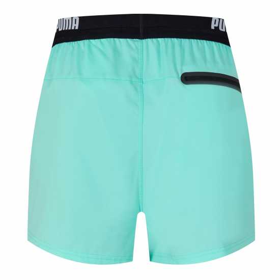 Мъжки плувни шорти и клинове Puma Logo Shorts Електрически мента Puma Logo Shorts Електрически мента Мъжки плувни шорти и клинове