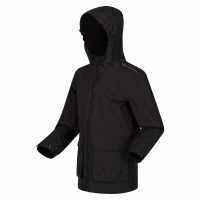 Regatta Непромокаемо Яке Salman Waterproof Jacket Black Детски якета и палта