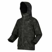 Непромокаемо Яке Regatta Salman Waterproof Jacket DkKhaki Camo Детски якета и палта