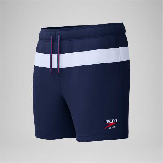 Speedo Jetstream Retro Colorblock Volley Swim Trunks  