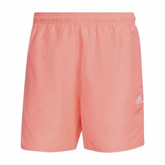 Adidas Solid Swim Shorts Acid Red Мъжки къси панталони