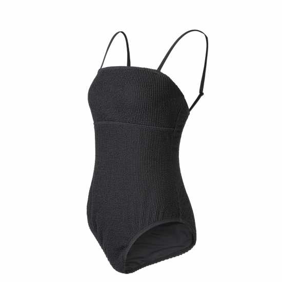 Soulcal Crinkle Swimsuit Black Бикини танкини шорти