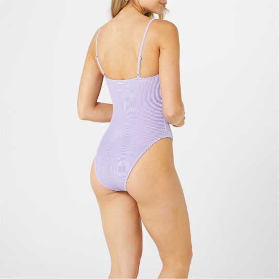 Soulcal Crinkle Swimsuit violet - Бикини танкини шорти