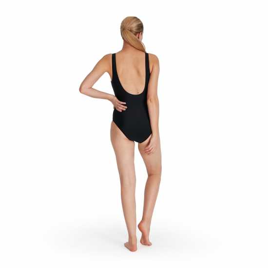 Дамски бански Speedo Placement U-Back Swimsuit One Piece Womens Speedo Placement U-Back Swimsuit One Piece Womens Дамски бански