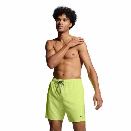 Puma Мъжки Плувни Шорти Length Swim Shorts Mens Бързо жълто Мъжки плувни шорти и клинове