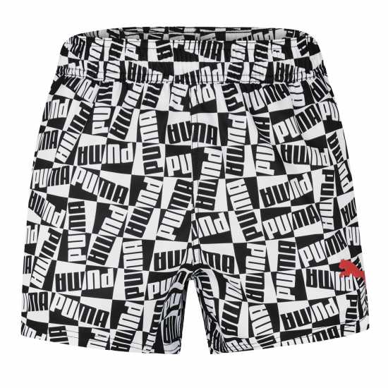 Puma Swm Lgo Short Sn99 Черен Комбо Мъжки плувни шорти и клинове