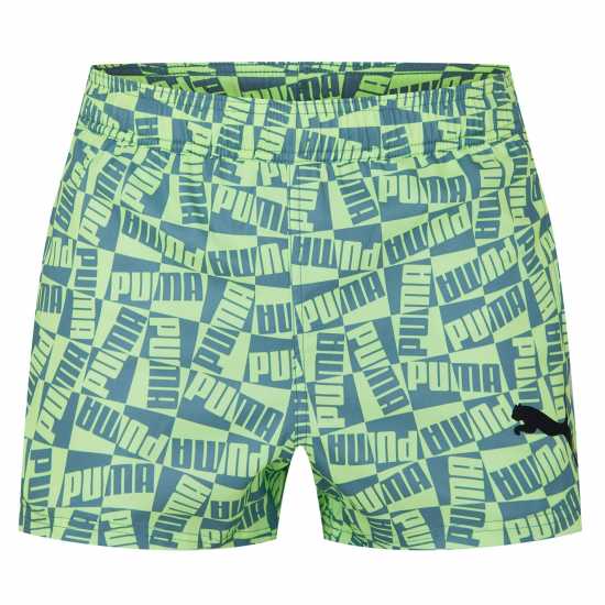 Мъжки плувни шорти и клинове Puma Swm Lgo Short Sn99 Минерален син Puma Swm Lgo Short Sn99 Минерален син Мъжки плувни шорти и клинове