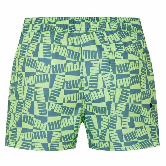 Мъжки плувни шорти и клинове Puma Swm Lgo Short Sn99 Минерален син Puma Swm Lgo Short Sn99 Минерален син Мъжки плувни шорти и клинове