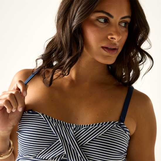 Regatta Women's Two Piece Swimsuit Navy/White 