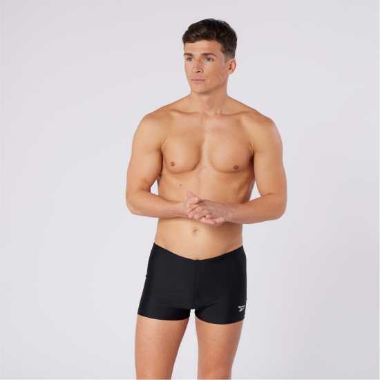 Reebok Mens Performance Swim Shorts Bardo Black 