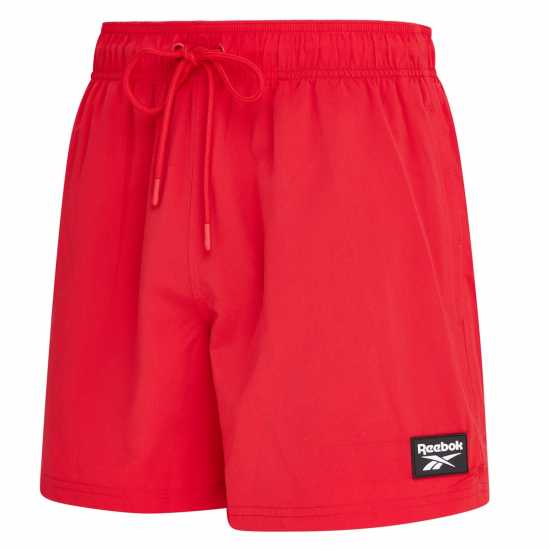 Reebok Mens Swim Short Ace Vector Red 