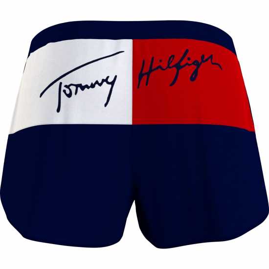 Tommy Hilfiger Дамски Шорти Tommy Bodywear High Waist Shorts Womens  Дамски бански