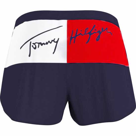 Tommy Hilfiger Дамски Шорти Tommy Bodywear High Waist Shorts Womens  Дамски бански