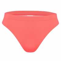 Nike High Waist Bikini Bottoms Womens Laser Crimson Дамски бански