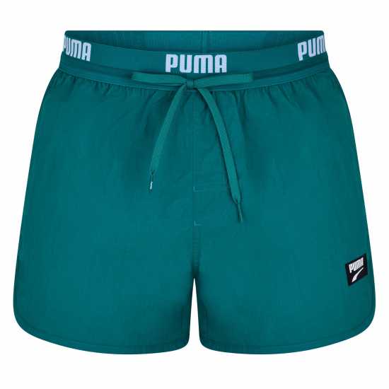 Puma Swim Shorts Синьо-зелено 