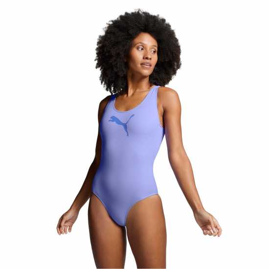 Дамски бански Puma Swim Swmst 1P Ld99 Електро лилаво Puma Swim Swmst 1P Ld99 Електро лилаво Дамски бански