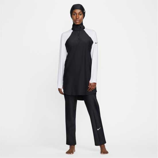 Nike Modest Victory Luxe Full Coverage Swim Dress Black Дамски бански