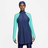 Nike Modest Victory Luxe Full Coverage Swim Dress Washed Teal Дамски бански