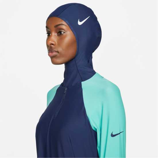 Nike Modest Victory Luxe Full Coverage Swim Dress Washed Teal Дамски бански