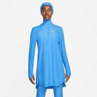 Nike Full Coverage Dress Pacific Blue Дамски бански